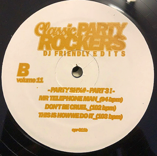 Classic Party Rockers Vol. 11 - 12 & Hip Hop Classics Part 1 (Strictly Hits Vinyl Service)