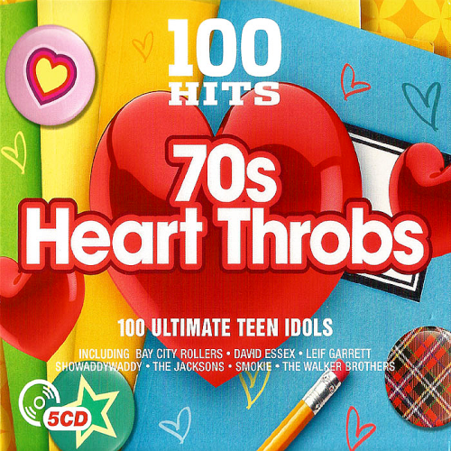 100 Hits - 70s Heart Throbs 5CD (Demon Music Group Ltd.)