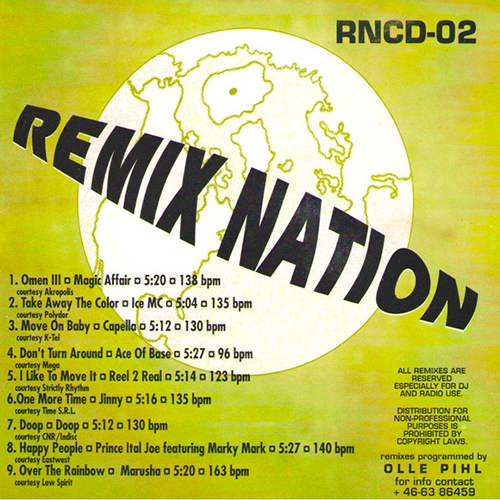 Remix Nation 2: RNCD-02 (Short lived DJ-Only Remix Service)